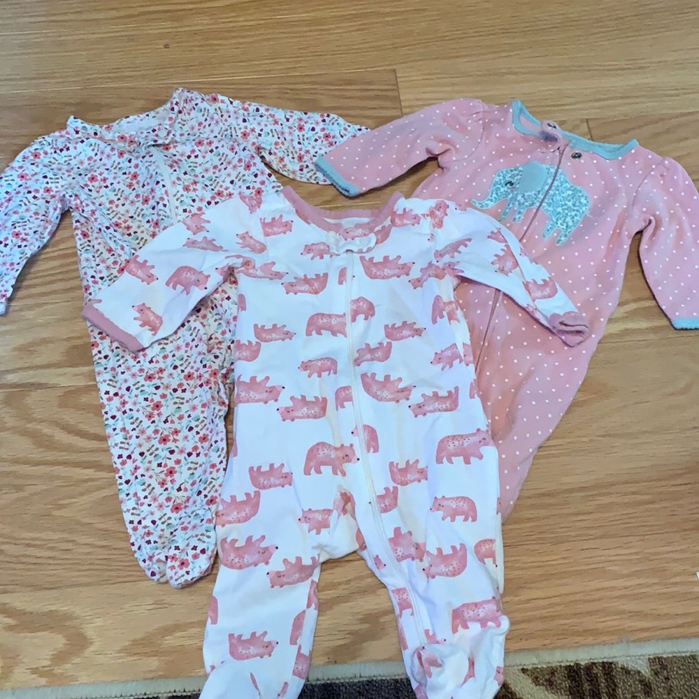 Size 3 months pajama sleepers